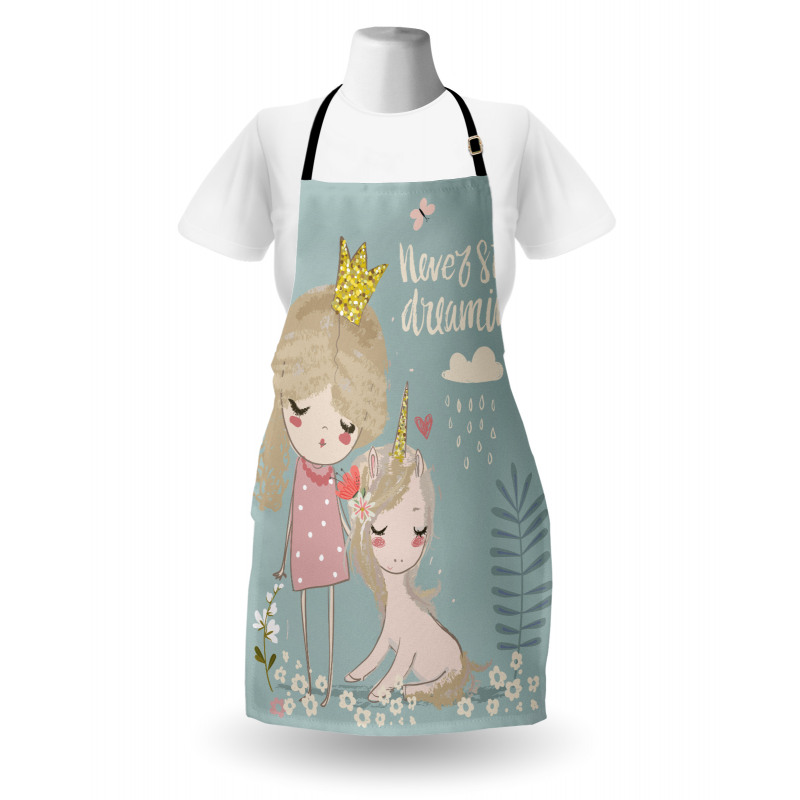 Princess Girl Unicorn Apron