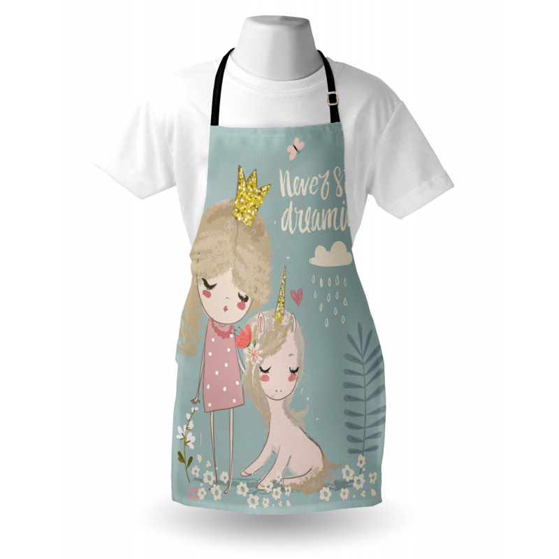 Princess Girl Unicorn Apron