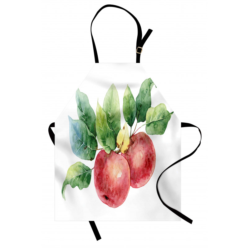 Green Leaves and Fruits Apron