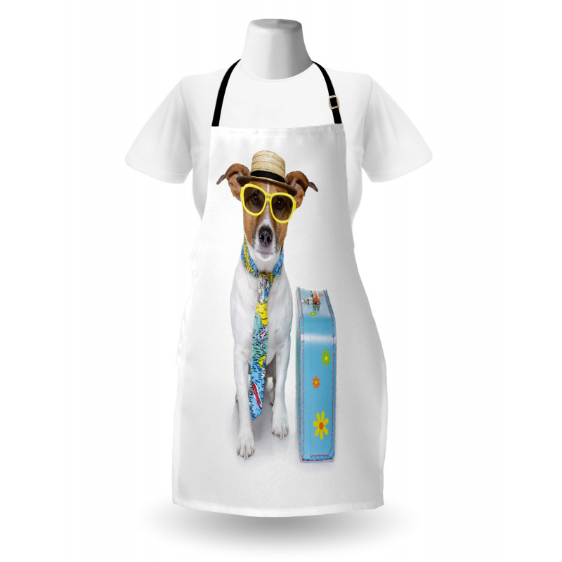 Traveler Funny Dog Design Apron