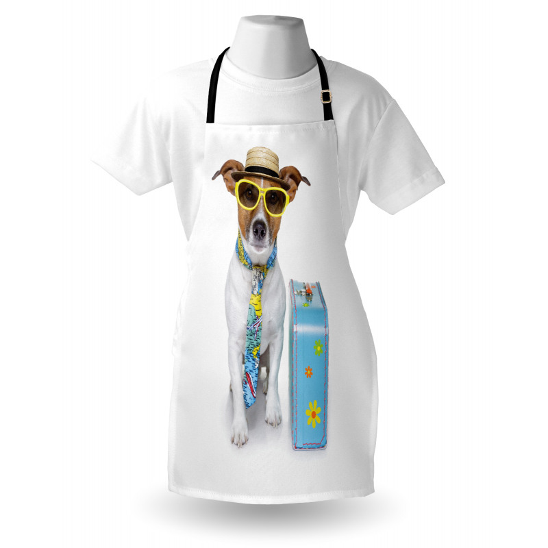 Traveler Funny Dog Design Apron