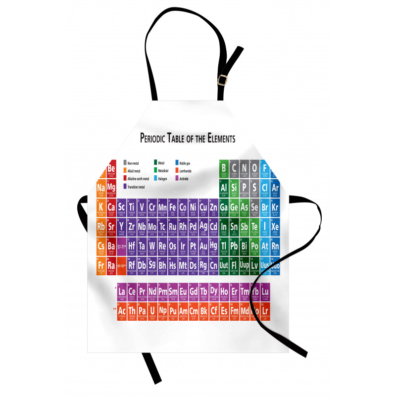 Periodic Table Elements Apron