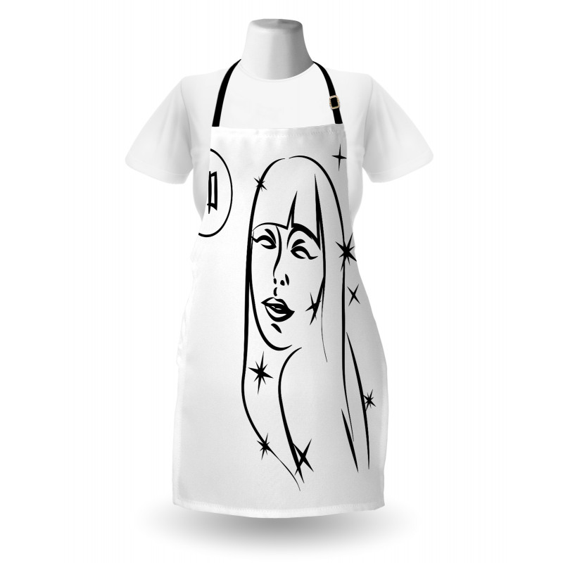 Woman with Stars Apron