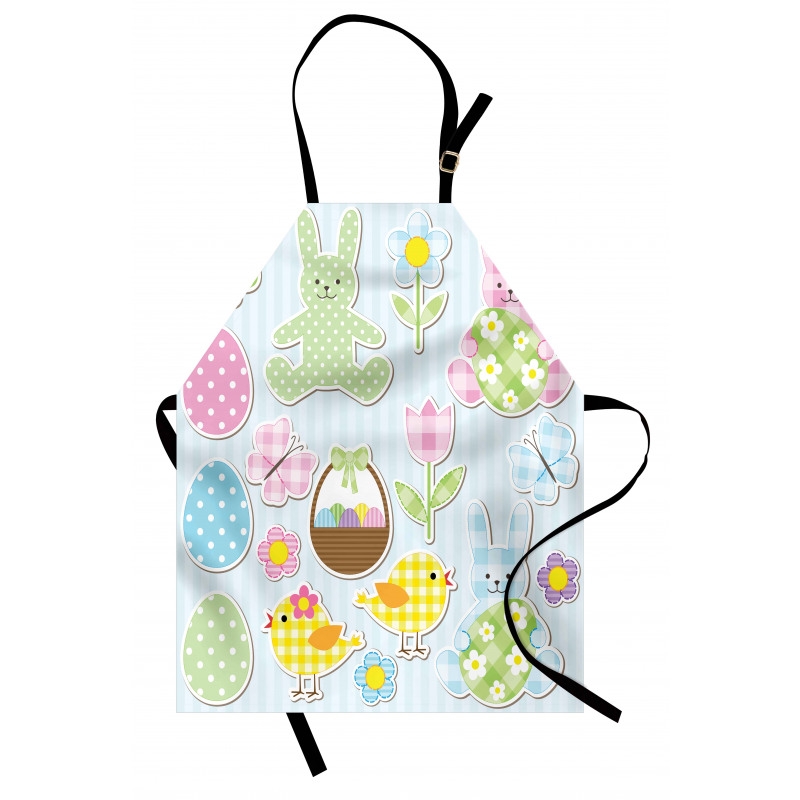 Pale Nursery Bunnies Apron