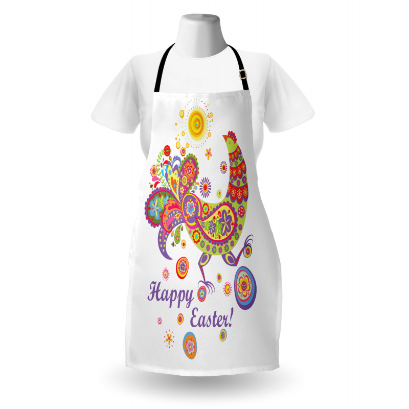 Blossoming Flowers Dots Apron