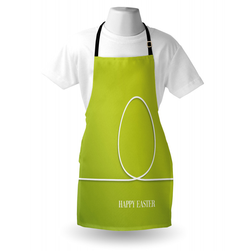 Minimalist Egg Design Apron