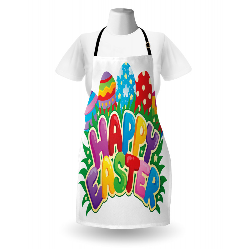 Cartoon Ornamental Eggs Apron