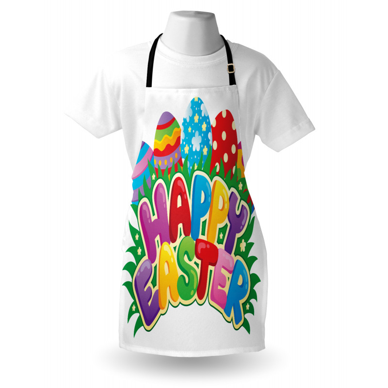 Cartoon Ornamental Eggs Apron