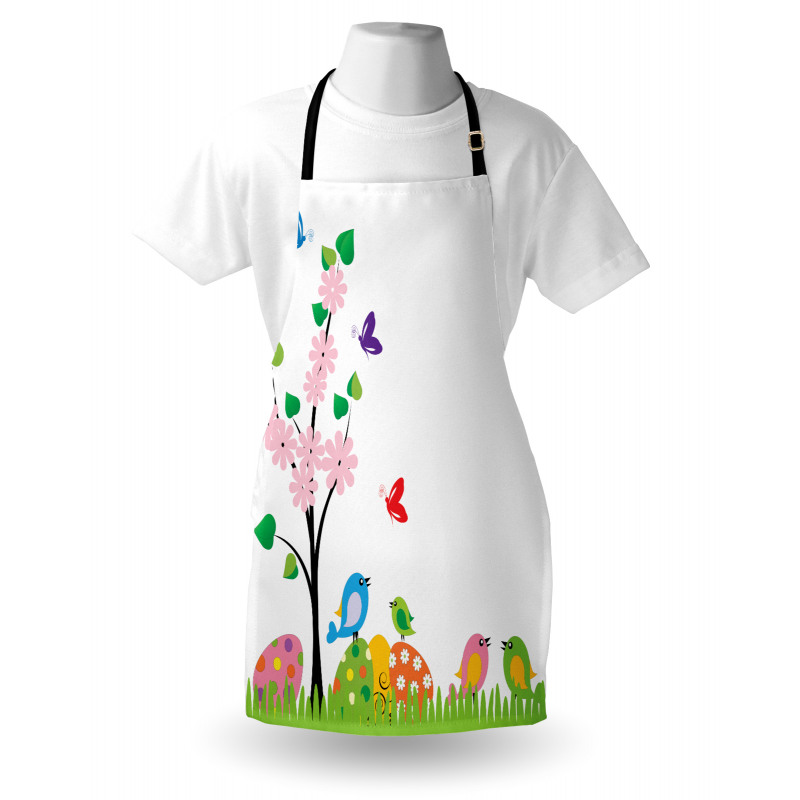 Spring Illustration Apron