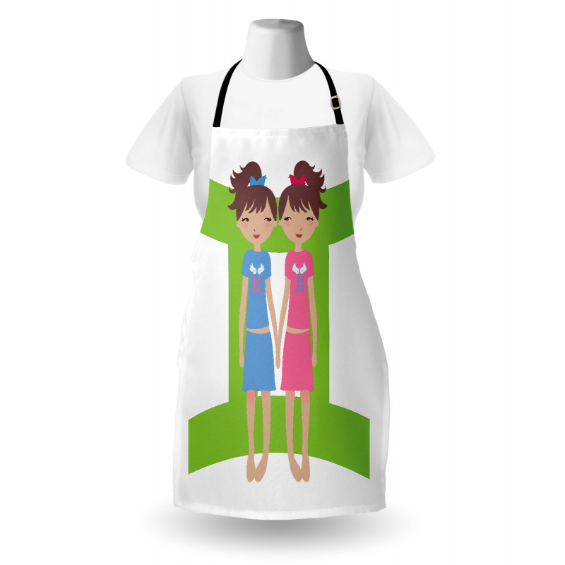 Twin Girls Teens Apron