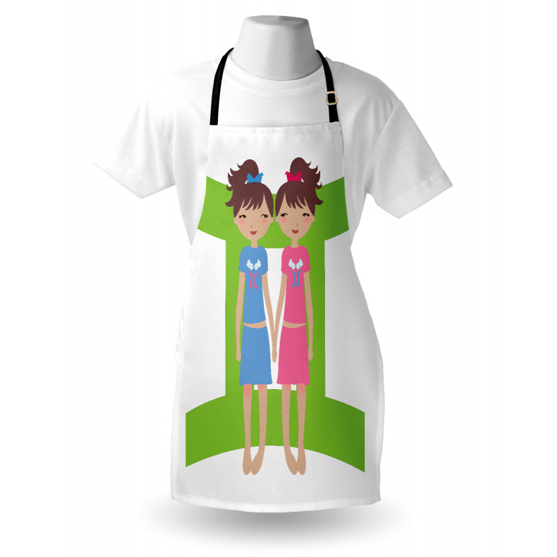 Twin Girls Teens Apron