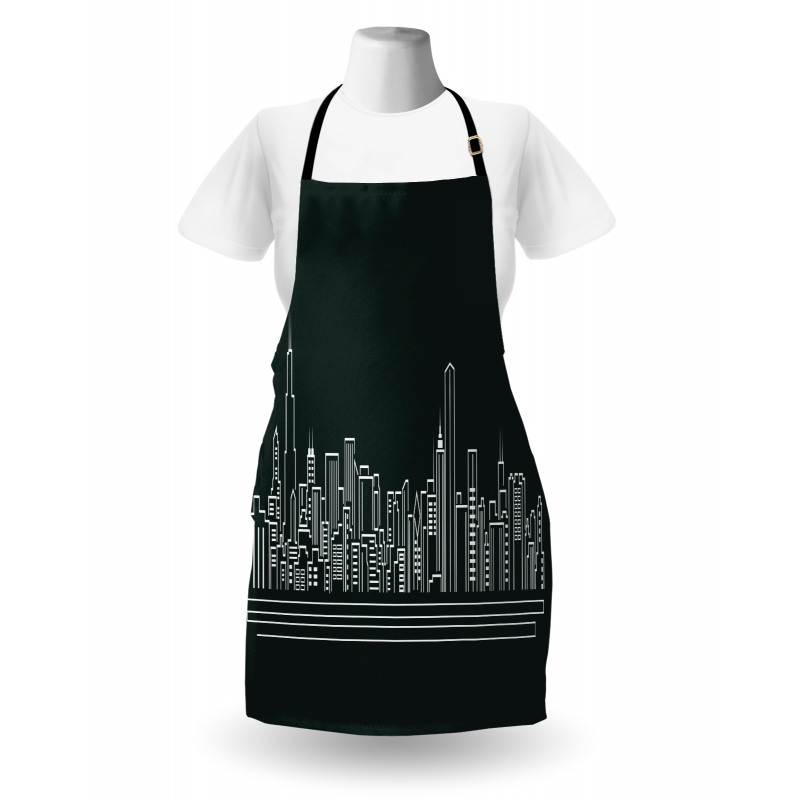 Abstract Town Apron