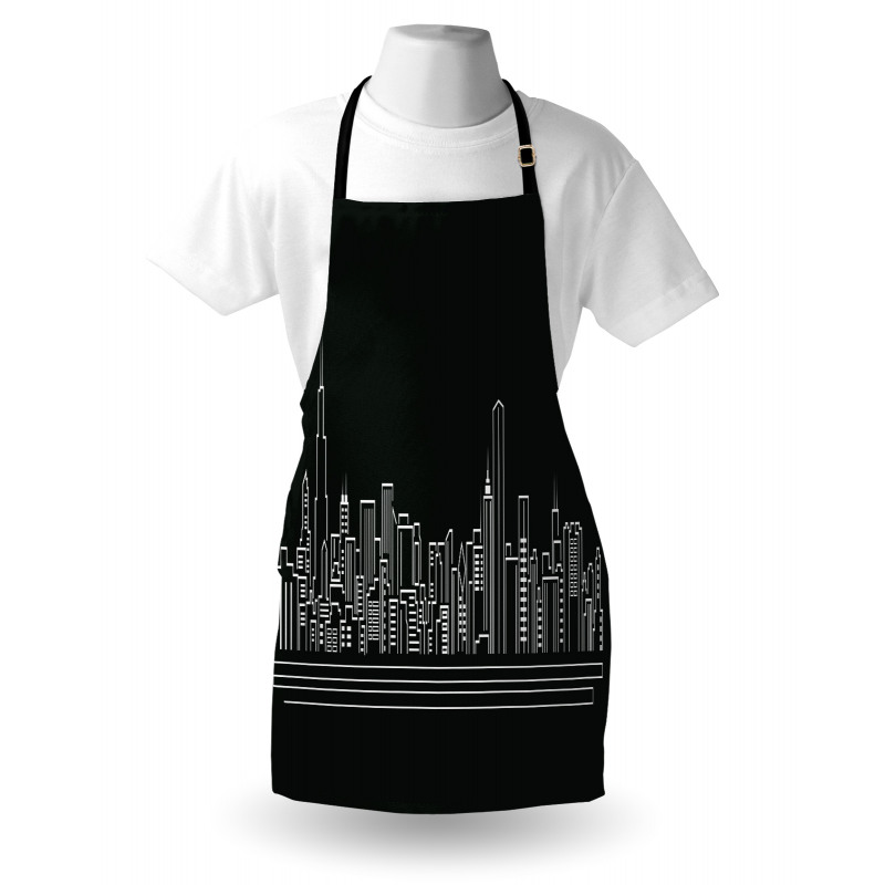 Abstract Town Apron