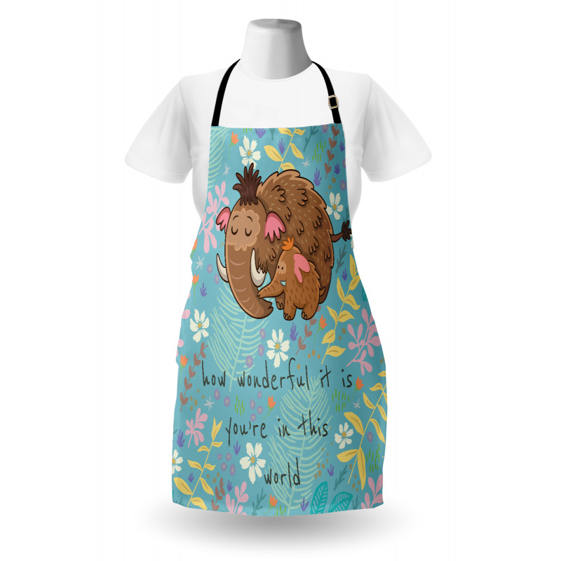 Mothers Day Elephant Apron