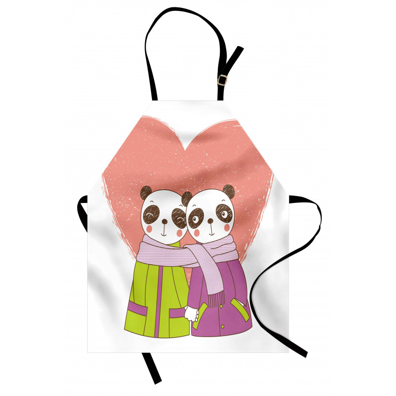 Lovers Holding Hands Apron