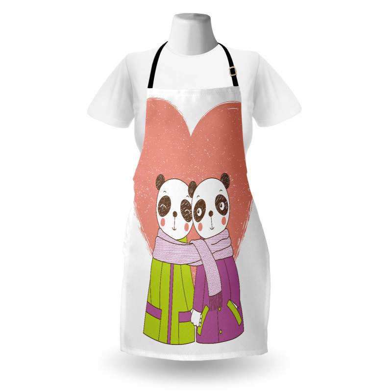 Lovers Holding Hands Apron