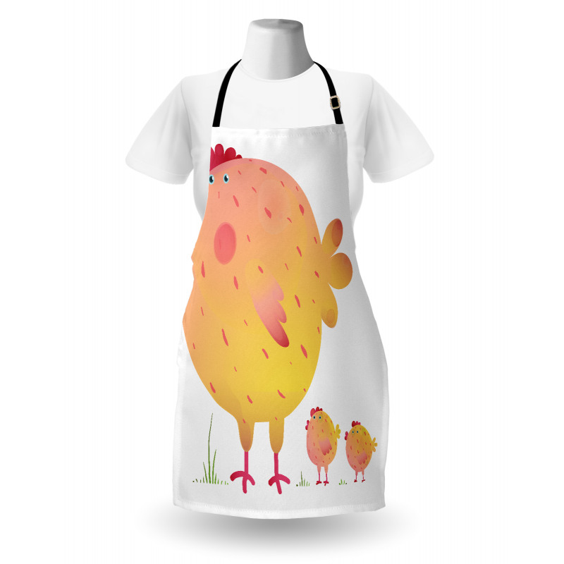 Mother Hen and Chicks Apron