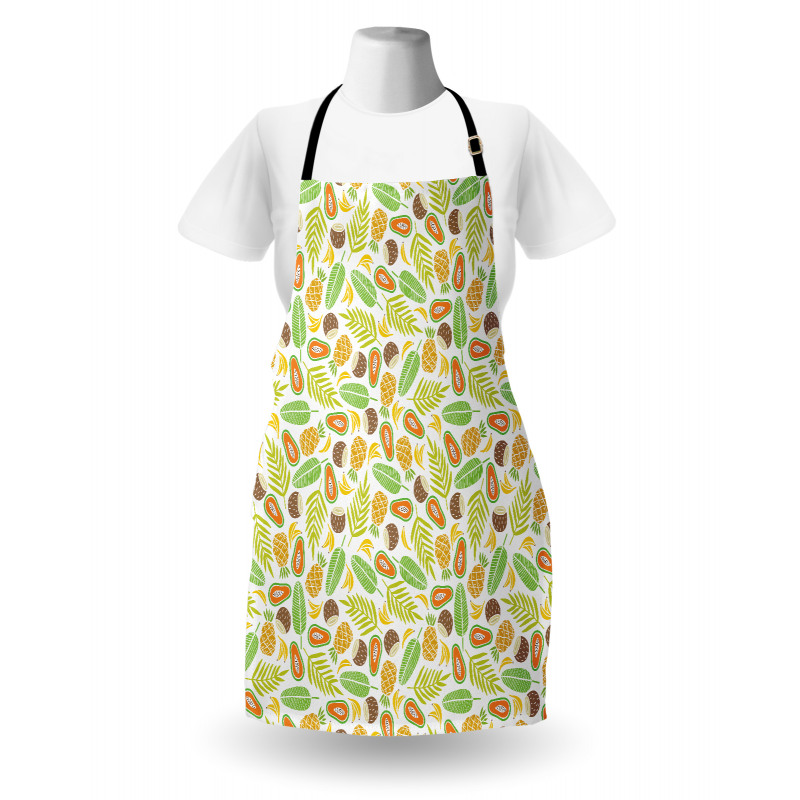 Pineapple Papaya Coconut Apron