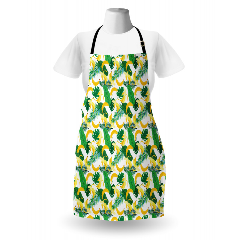 Cartoon Banana Leaves Apron