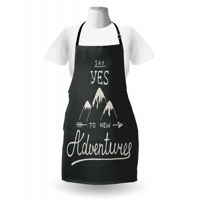 Words and Mountains Apron