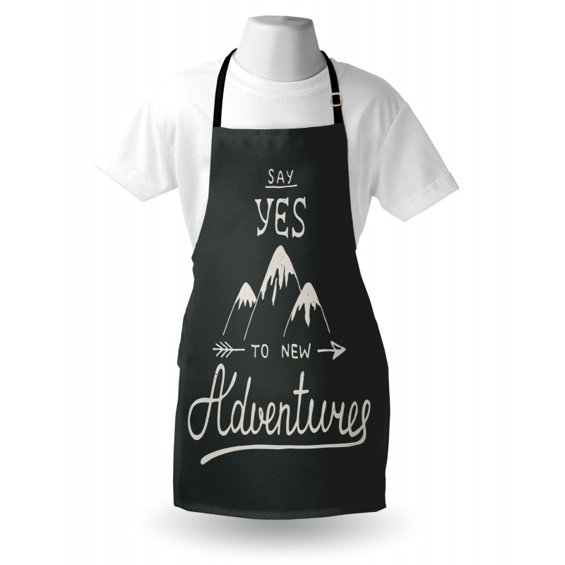 Words and Mountains Apron