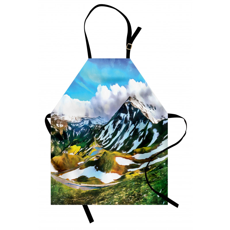 Peaks Covered with Snow Apron