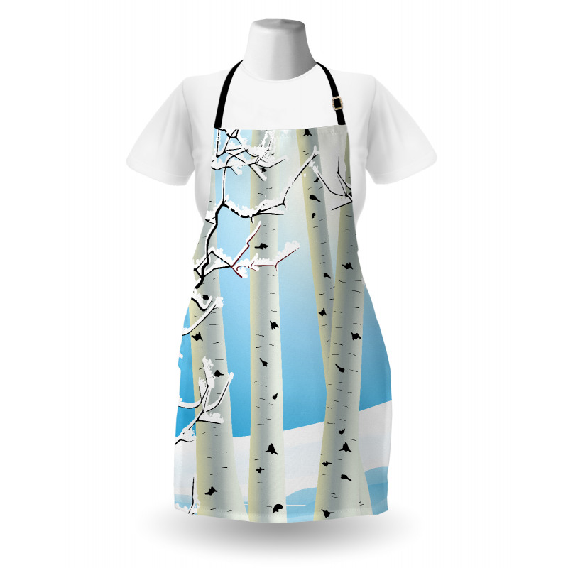 Seasonal Snow Forest Apron