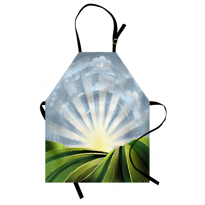 Vintage Pastoral Apron