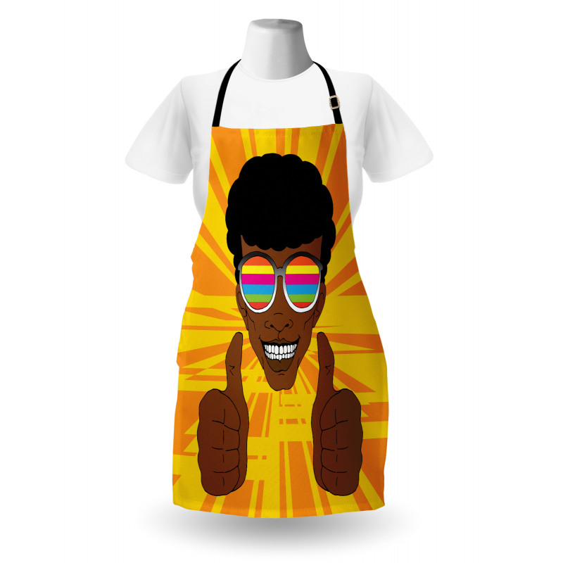 Hippie Man Positive Vibes Apron