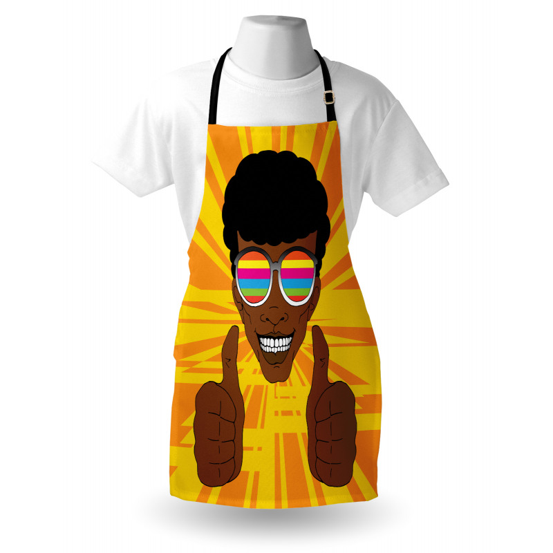 Hippie Man Positive Vibes Apron