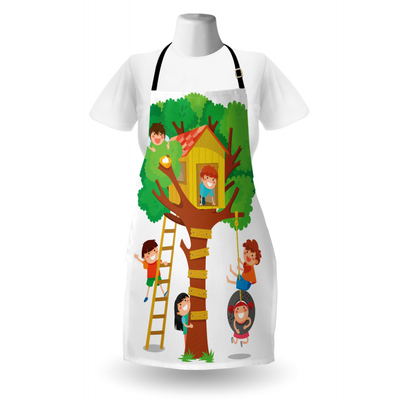 Boys Girl in a Tree House Apron