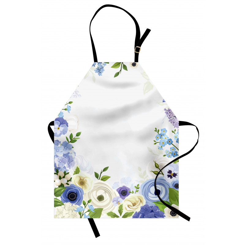 Roses Peonies Apron