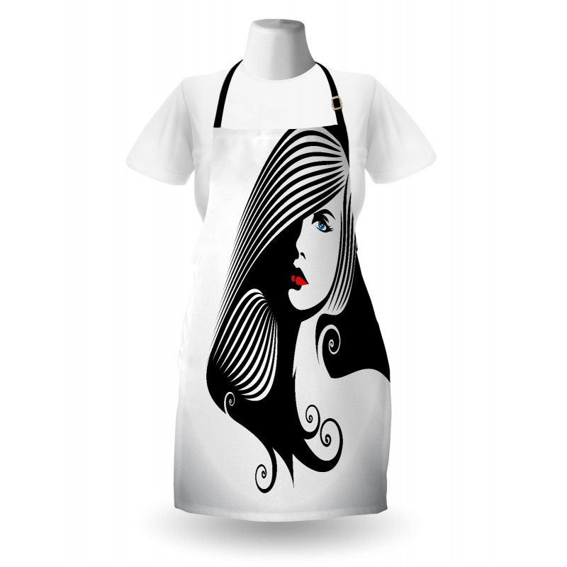 Abstract Glamor Woman Apron