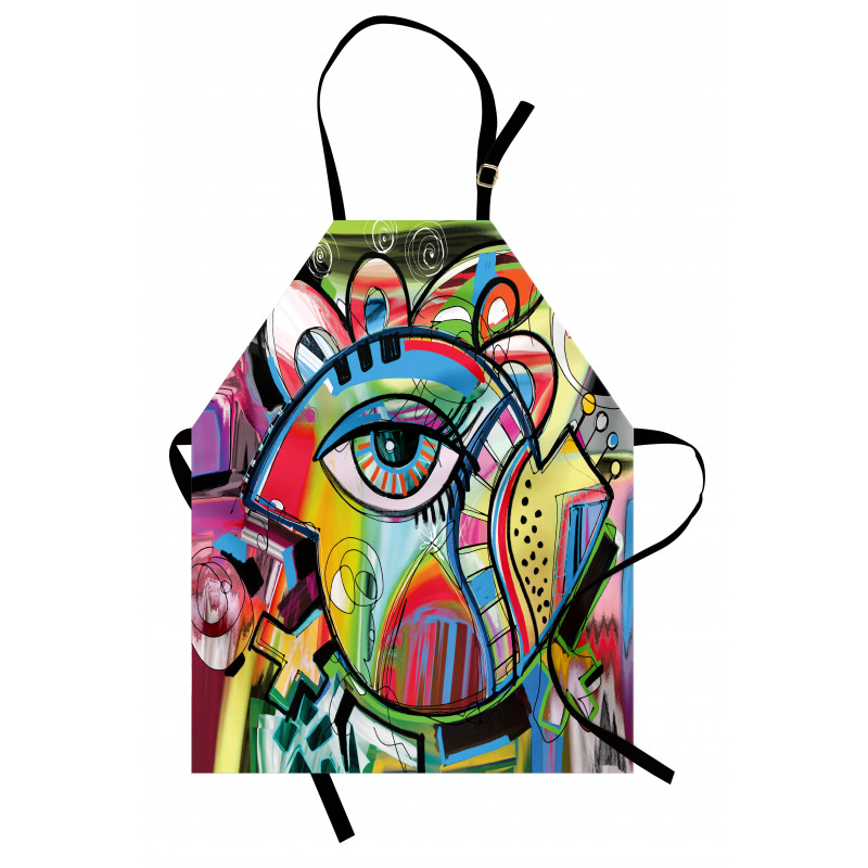 Colorful Art Eye Apron