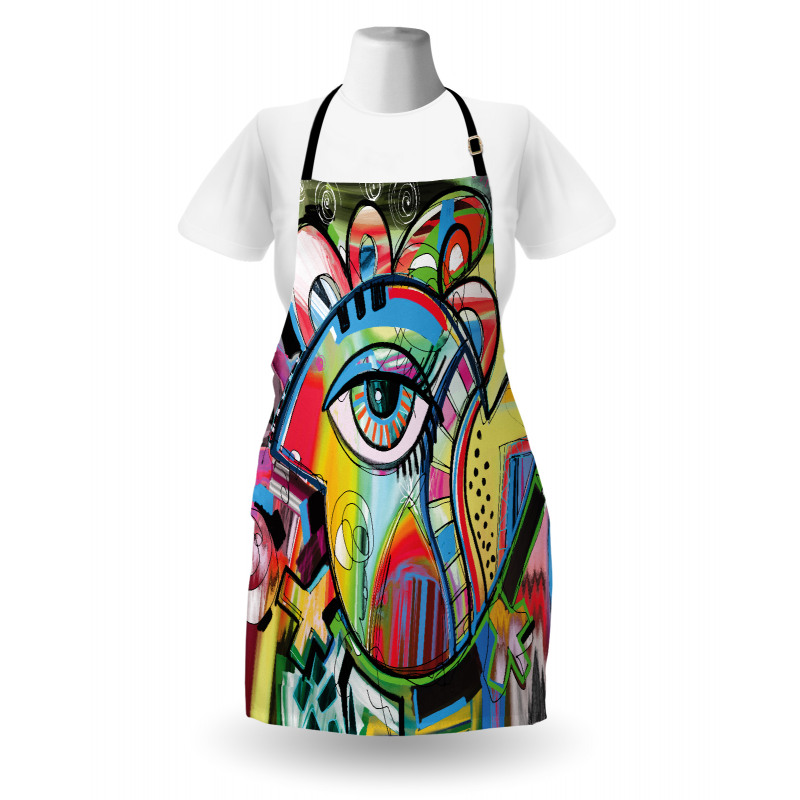 Colorful Art Eye Apron