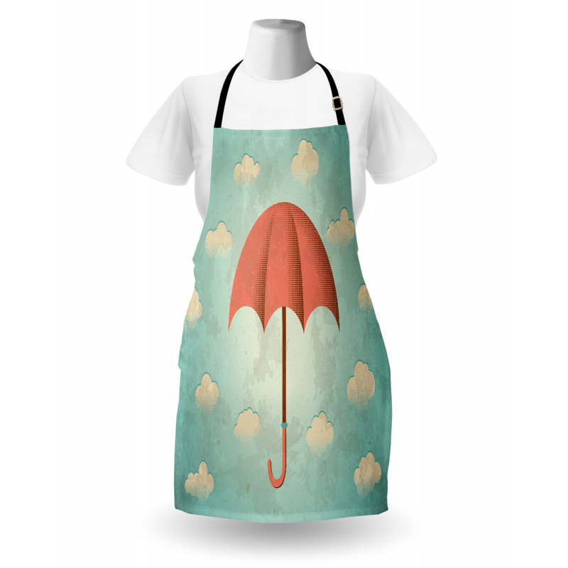 Vintage Cloudy Sky Apron