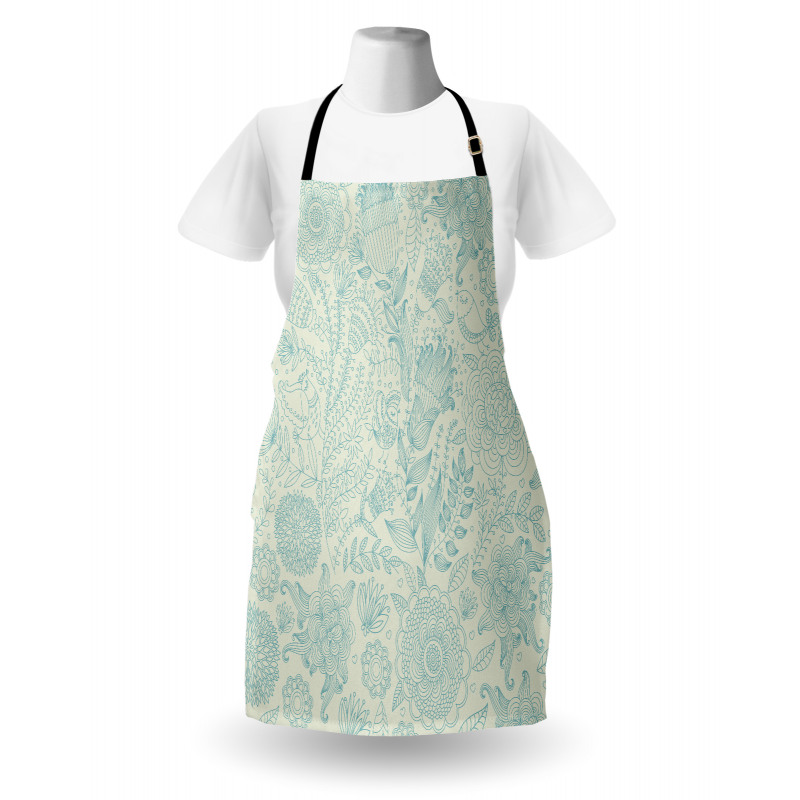 Antique Flowers Apron