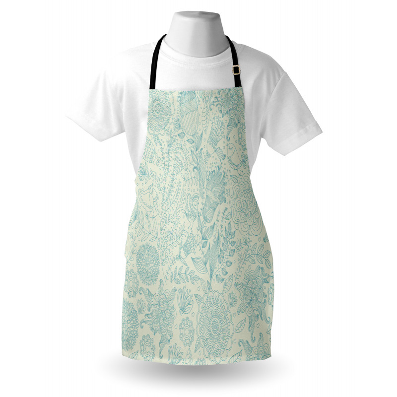 Antique Flowers Apron