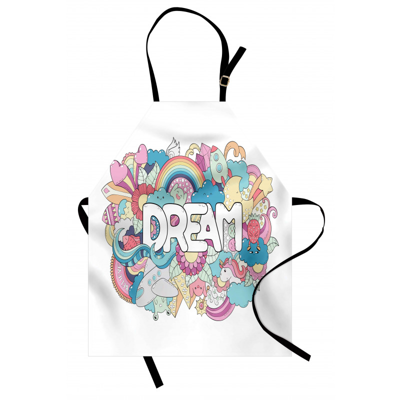 Childish Lettering Apron