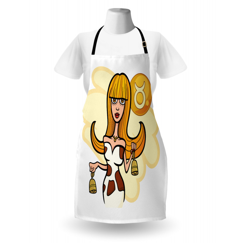 Cartoon Woman Apron