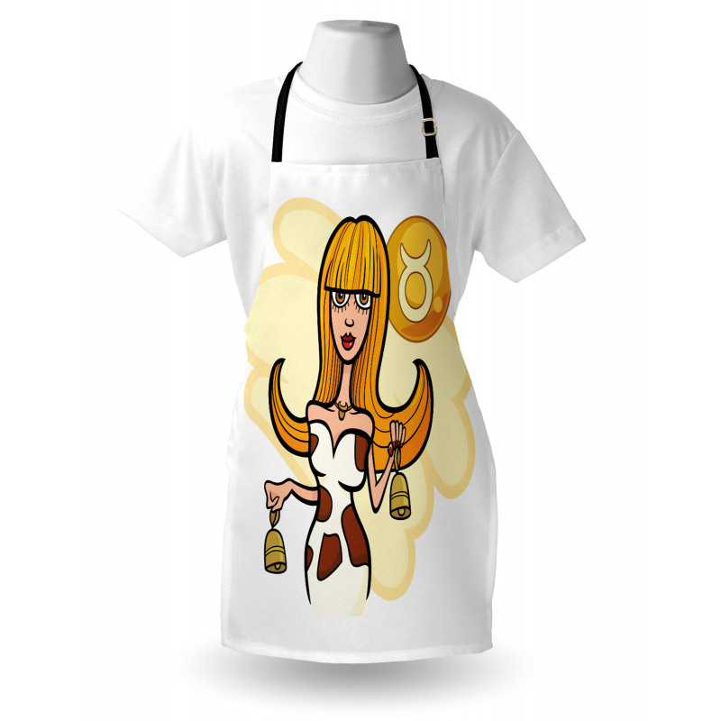 Cartoon Woman Apron