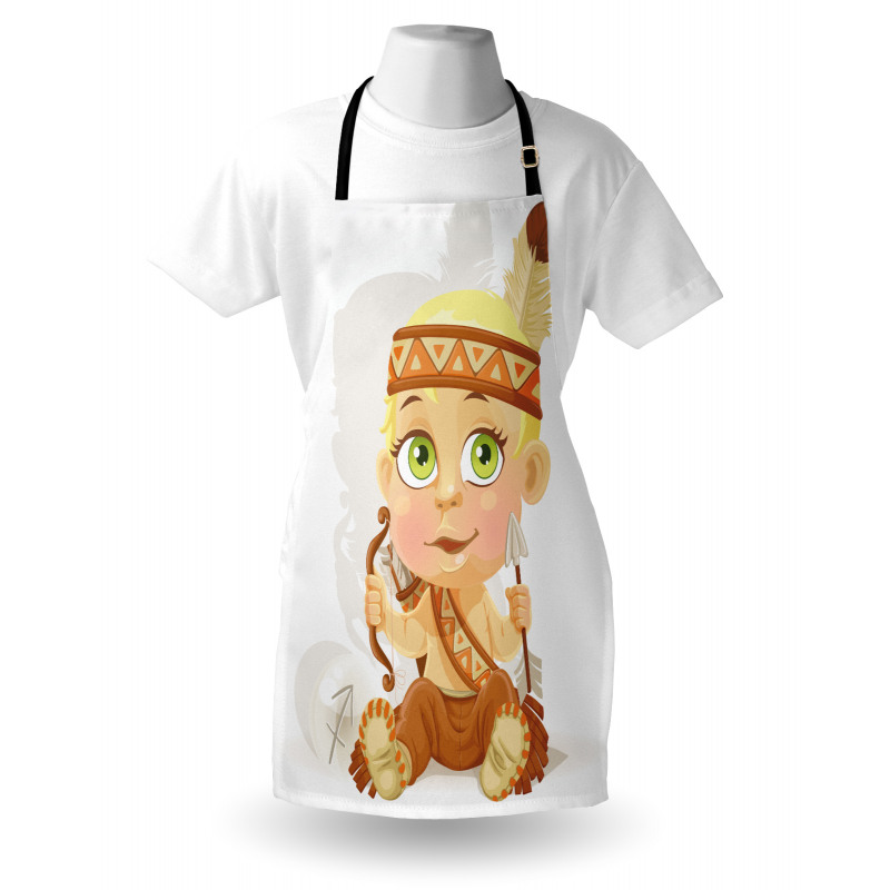 Native Girl Bow Apron