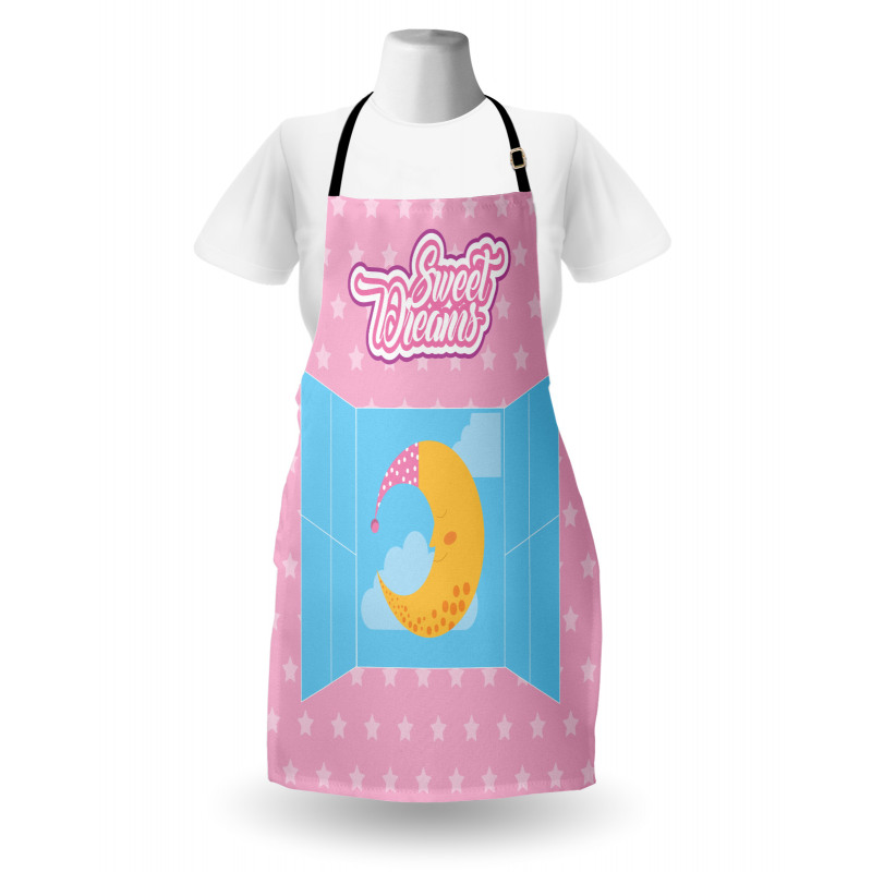 Moon Sky Window Apron