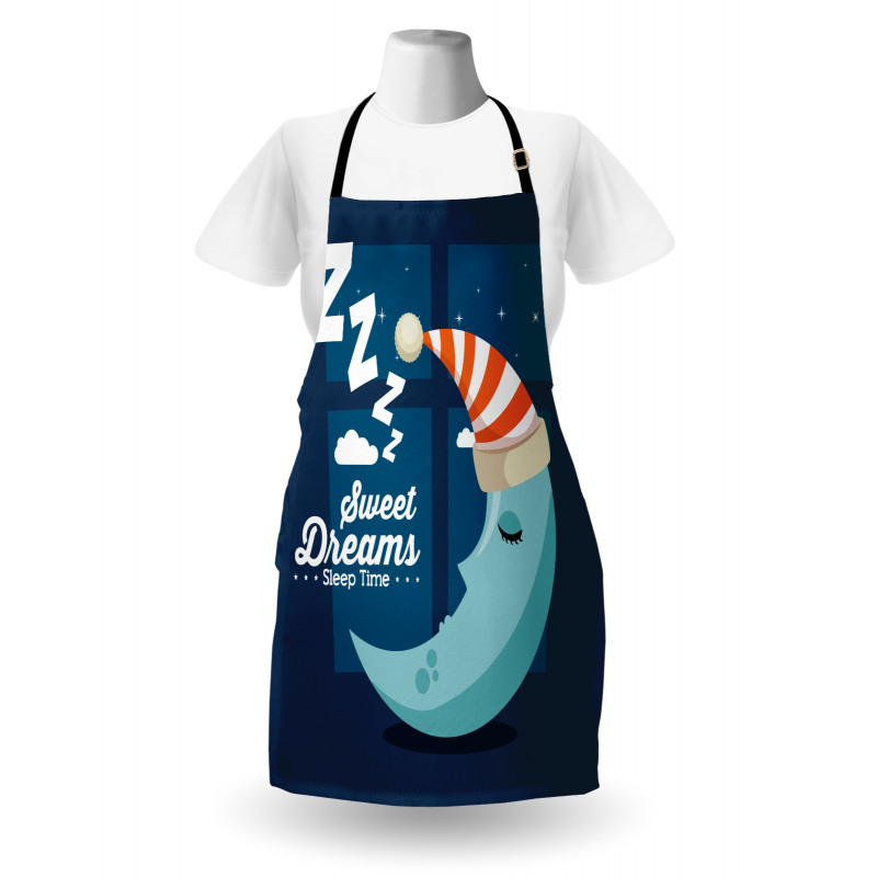 Bedtime Sleep Moon Apron