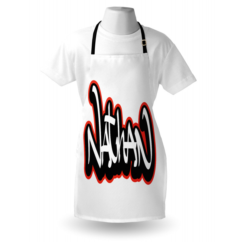 Boys Name Graffito Art Apron