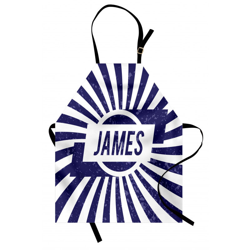 Nautical Grunge Name Apron