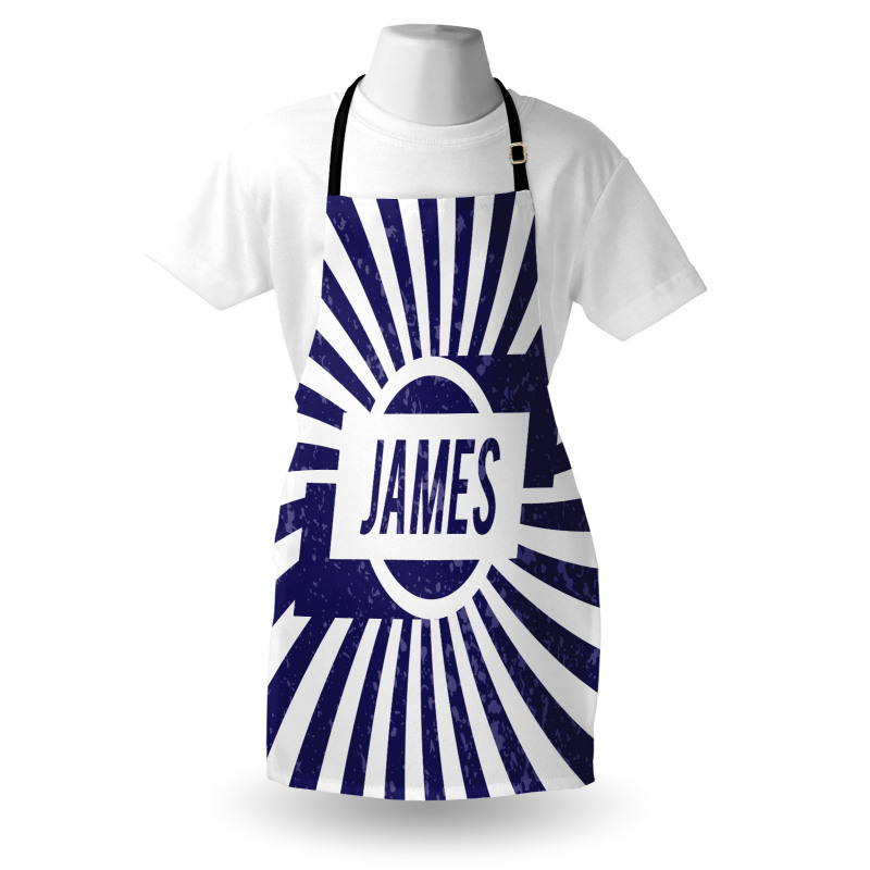 Nautical Grunge Name Apron