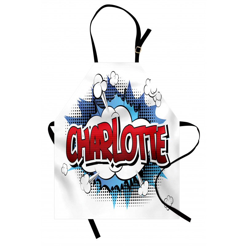 Female Name Cartoon Apron