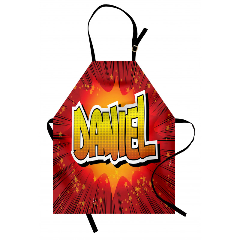 Stars American Boys Name Apron