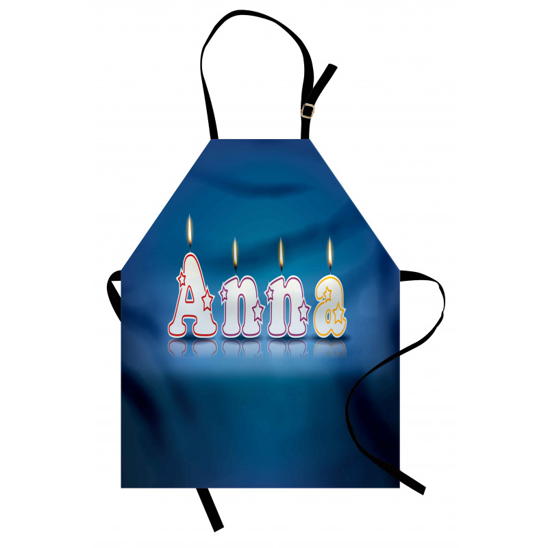 Birthday Candles Name Apron